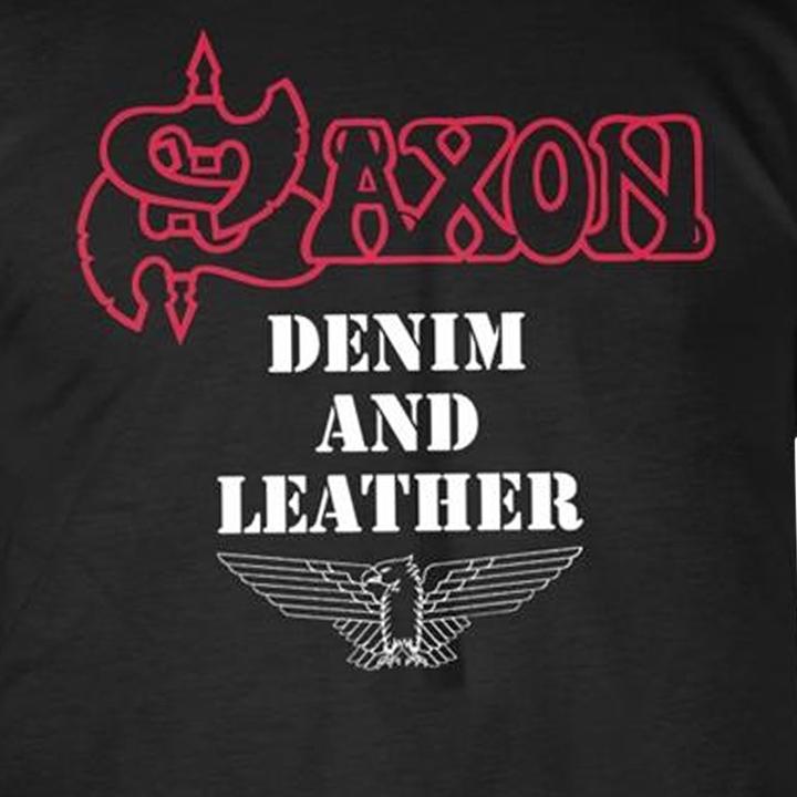 Produktbild Saxon Denim And Leather TShirt (M)