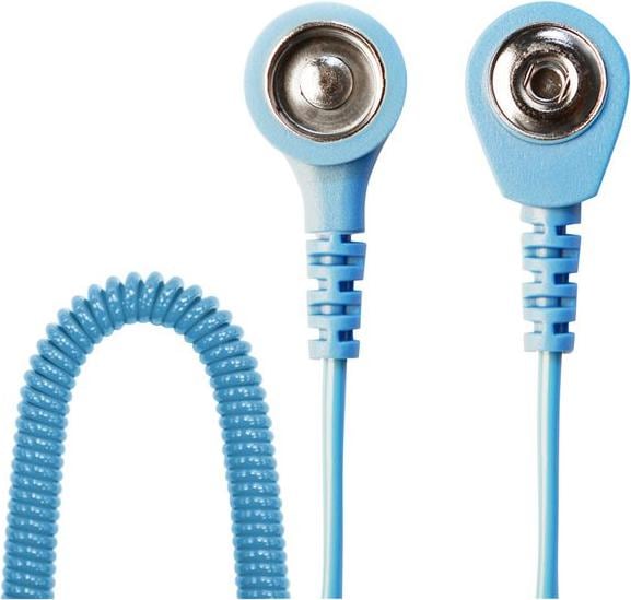 RND Cavo a spirale ESD, pin 4/10 mm, 1,8 m 1,8 m, pin 4/10 mm