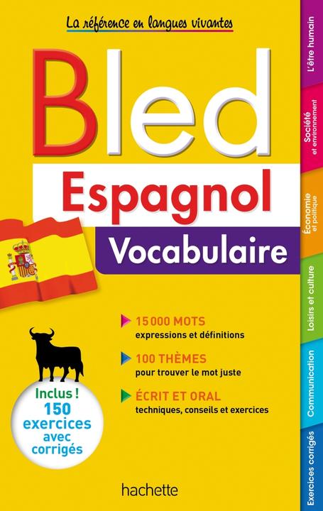 Actual product image Bled espagnol : vocabulaire (French, Michelle Froger, Cleren Montaufray, 2021)