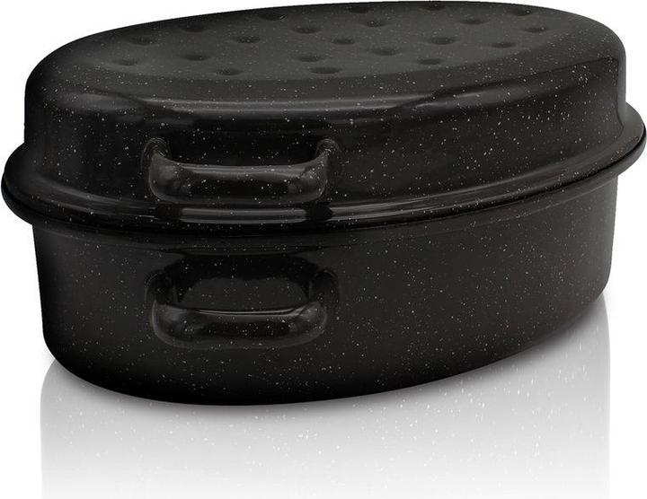 Actual product image Krüger Emaille-Gansbräter (Casserole + Stewpot, Steel, Enamel)
