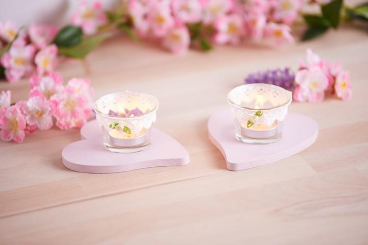 Produktbild VBS XXL Teelichtgläser "Geschwungen", 12 Stück (12 x)