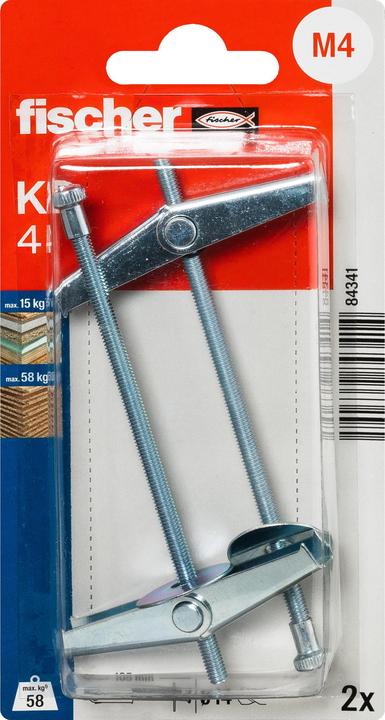 Image du produit Fischer Chevilles à bascule KD 4 K