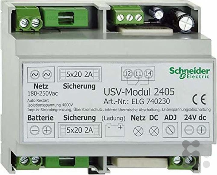 Produktbild Schneider Electric USV-Netzteil 24VDC ohne Batterie für ELG740230