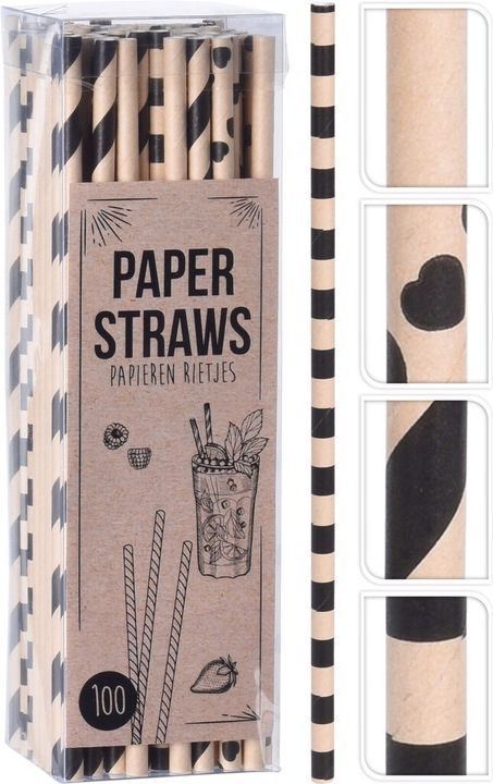 Actual product image Champ Drinking straws 100 pcs. (100 x)