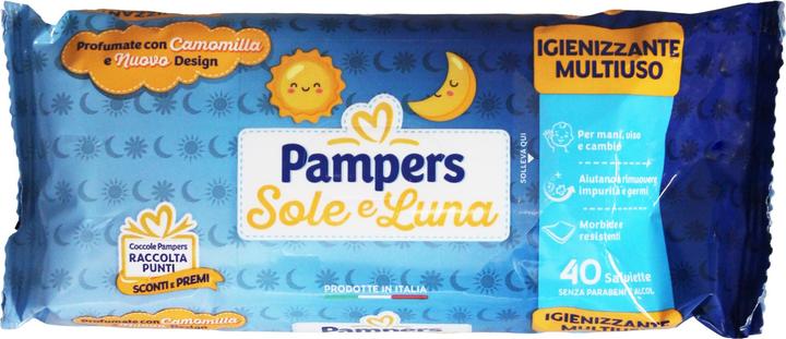 Pampers Sole E Luna Wipes 40 Pieces (40 Stk.)