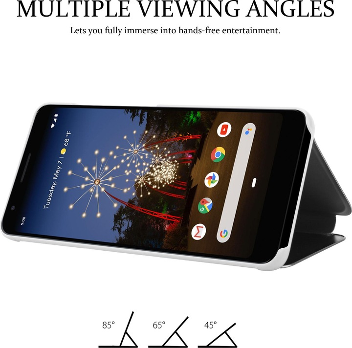 Immagine prodotto Cadorabo Copertina per specchietto retrovisore Smart View a libro (Google Pixel 3a XL)