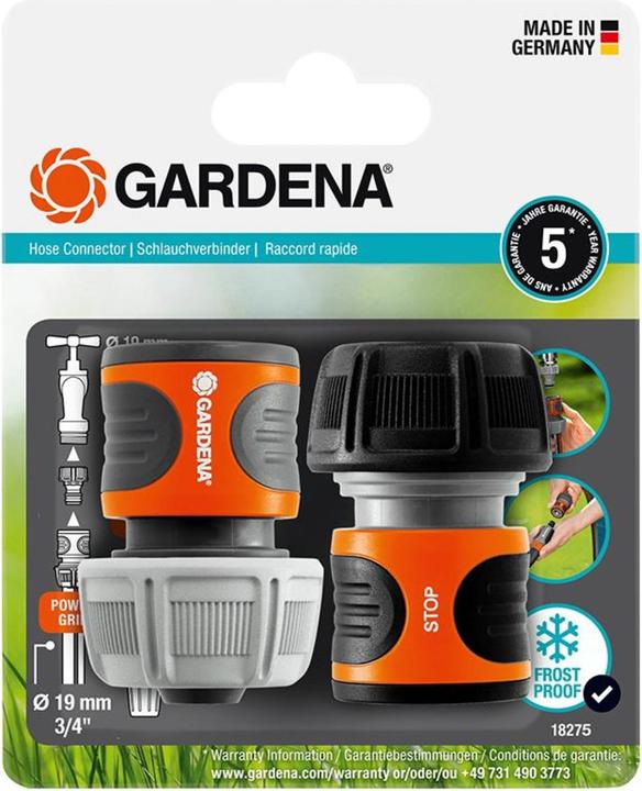 Image du produit Gardena Jeu de raccords de tuyaux (Raccord de tuyau, 19 mm)