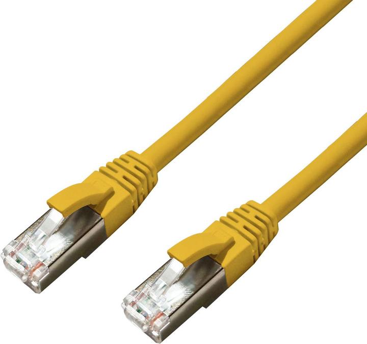 Actual product image MicroConnect CAT6A S/FTP 10m Yellow LSZH (10 m)