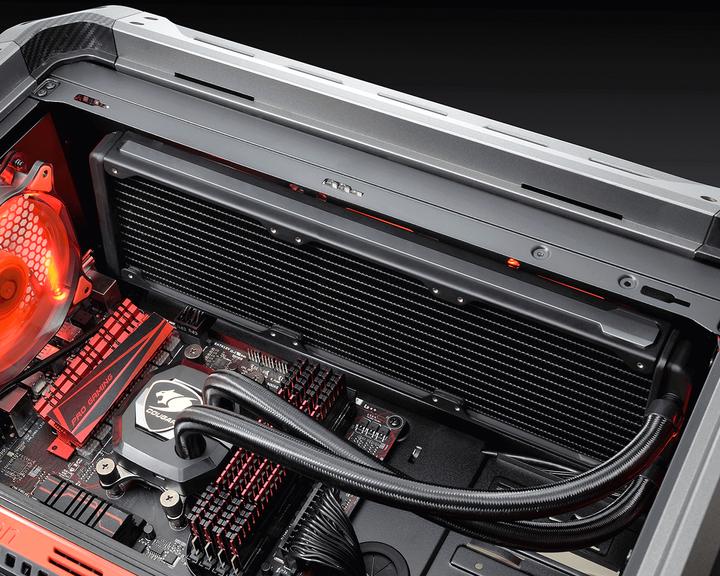 Actual product image Cougar Case Panzer Max G Full tower easily moddable 1 pcs of 120 mm fans non LED tempred glass panel (ATX, mATX, Mini-ITX, SSI CEB)