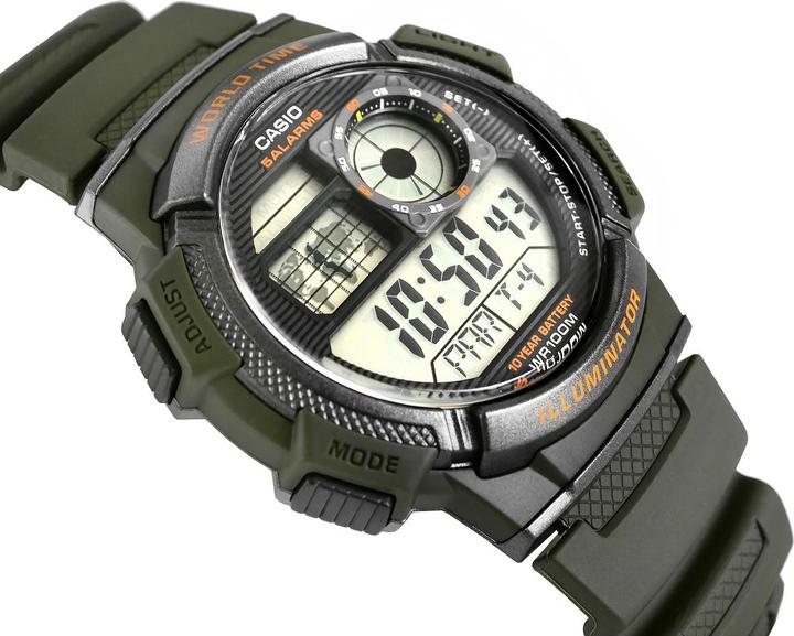 Produktbild Casio Mod. WORLD TIME ILLUMINATOR - 5 Alarms, 10 Year battery (44 mm)