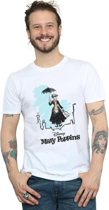 Produktbild Disney Mary Poppins Rooftop Landing Colour TShirt (XXL)