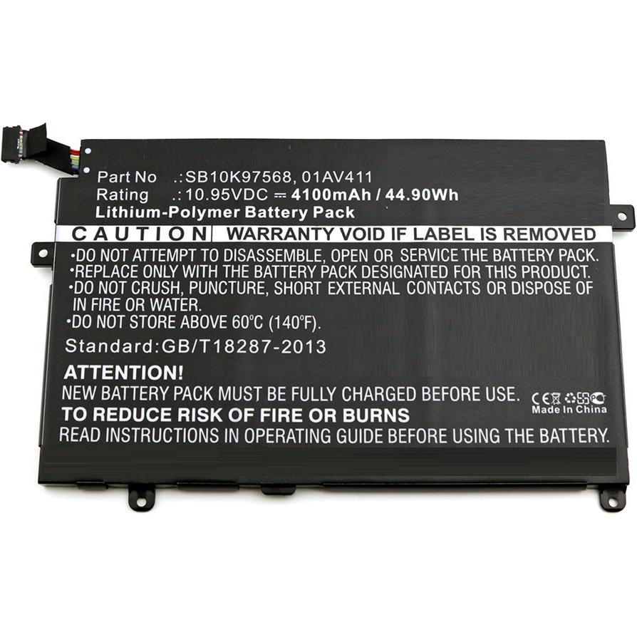 CoreParts MBXLE-BA0153 Notebook-Ersatzteil Akku (1 Zellen, 4100 mAh), Notebook Akku, Schwarz
