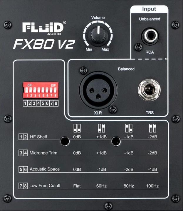 Produktbild Fluid Audio FX80 V2 - Aktywny monitor studyjny (Aktiv, 1 Stk.)