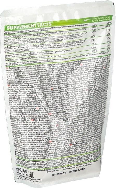 Produktbild QNT Vegan (500 g, 1x, Vanille)