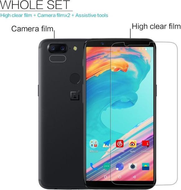 Actual product image Nillkin Super Clear Series (1 Piece, OnePlus 5T)