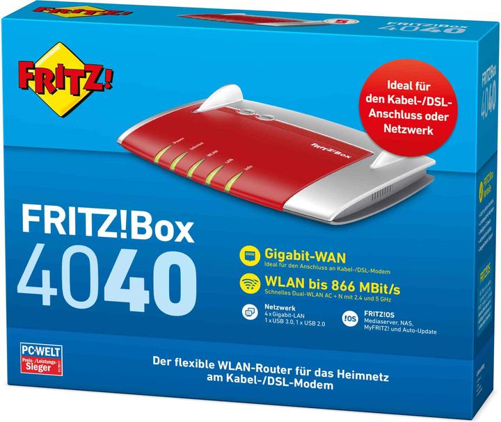 Actual product image AVM FRITZ!Box 4040