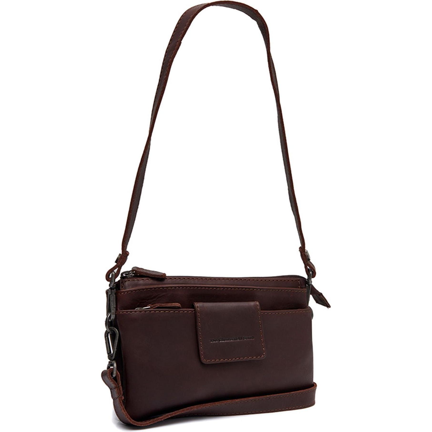 The Chesterfield Brand, Handtasche, Thompson Schultertasche Leder 22 cm, Braun