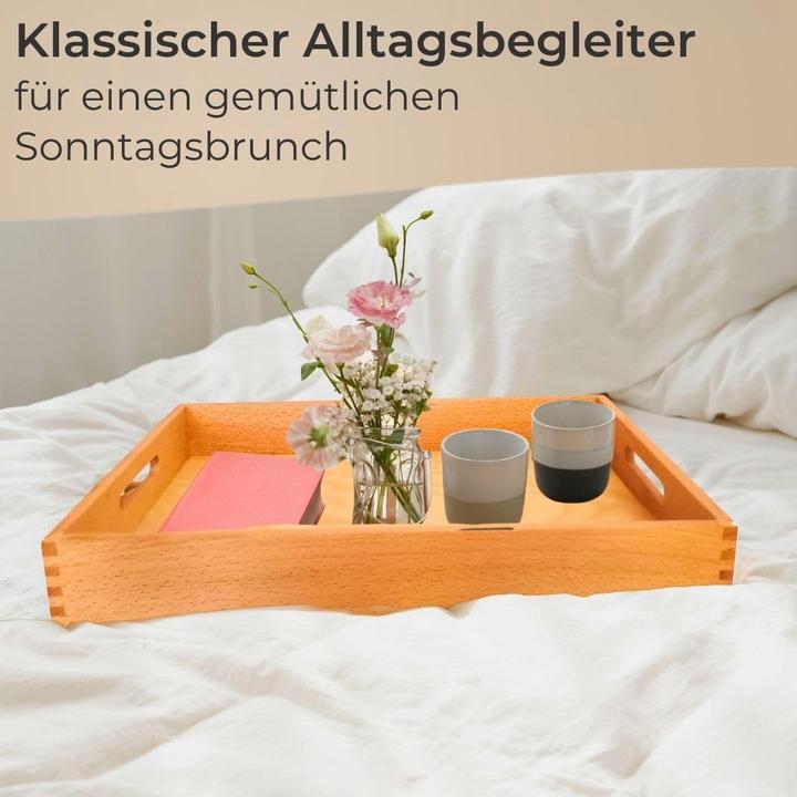 Produktbild Topanbieter 999 Serviertablett mit Griffen extra hoher Rand