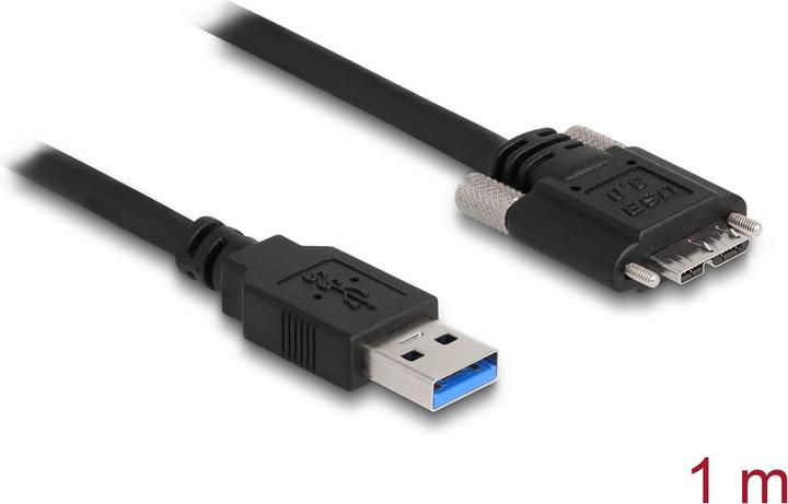 Produktbild Delock USB 3.0-Kabel USB A - Micro-USB B 1 m (1 m, USB 3.2 Gen 1)