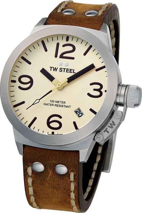 Produktbild TW-Steel CS100 Canteen Herrenuhr 45mm 10ATM (Analoguhr, 45 mm)