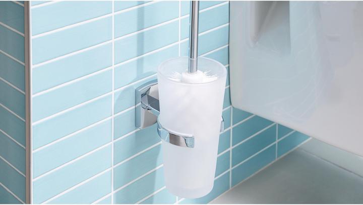 Actual product image tesa KLAAM toilet brush set incl. adhesive solution without drilling