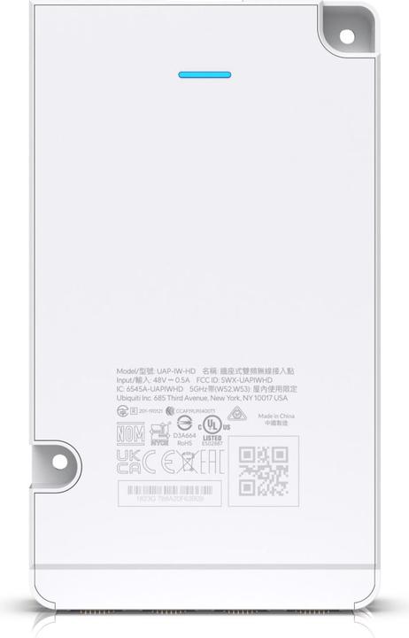 Actual product image Ubiquiti UniFi UAP-IW-HD: Inwall AP (1733 Mbit/s)