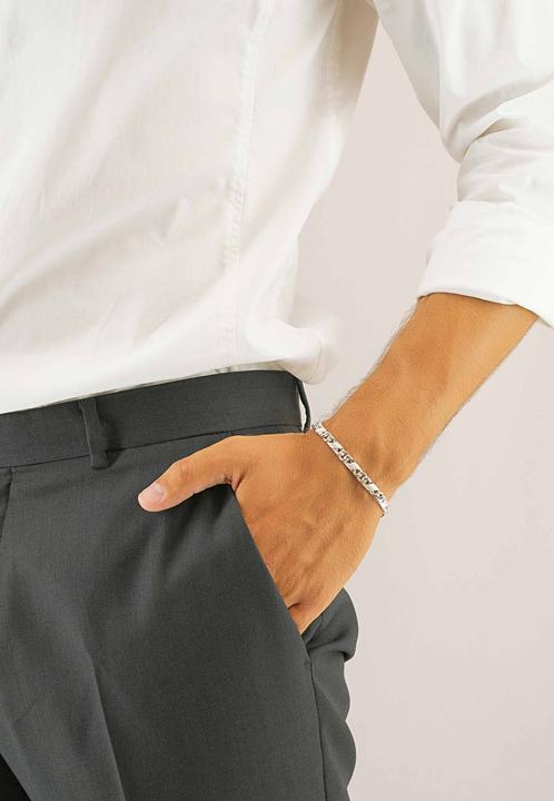 Immagine prodotto Muau Bracciale 8 pezzi Collana in argento 925, 5,6 mm, 19 cm (19 cm, Argento 925)