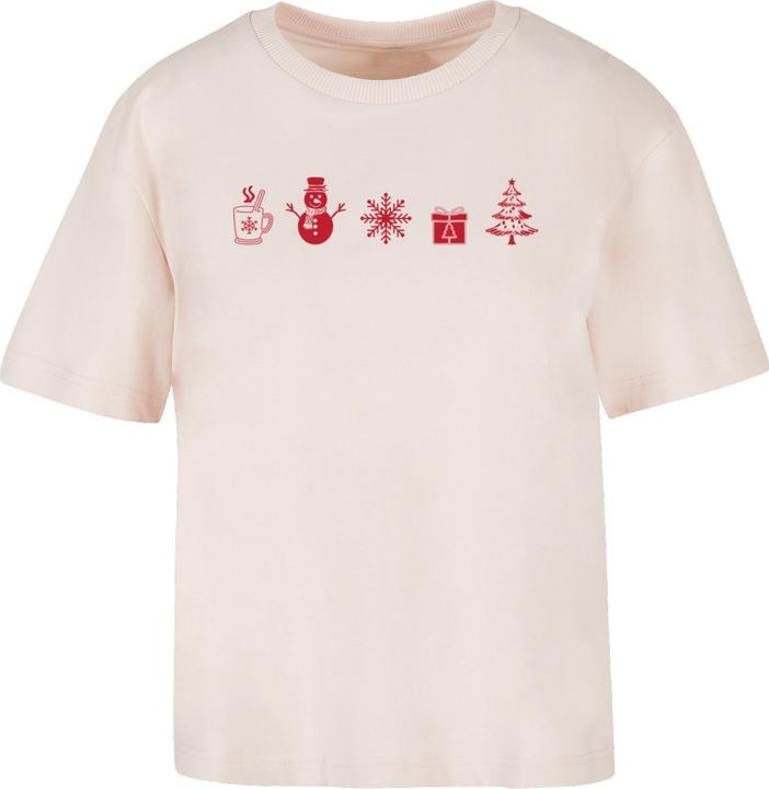 Produktbild Merchcode Ladies Christmas Elements Tee - 181769 (3XL)