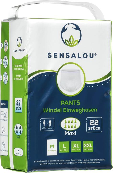 Produktbild Sensalou Windeln für Erwachsene Inkontinenz Pants (22 x, XL)