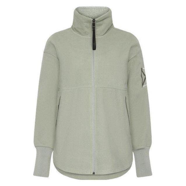Didriksons, Vrouwen, Outdoor Jassen, Ronja Wns Fullzip Dames Outdoorvest - Wilted Leaf (36, 38), Groen, 36, 38