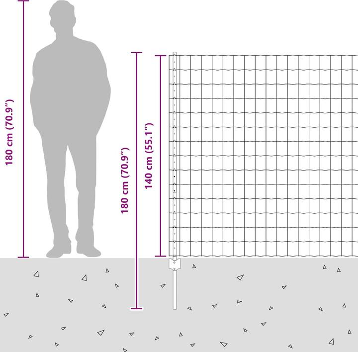 Produktbild vidaXL Aussenbarriere