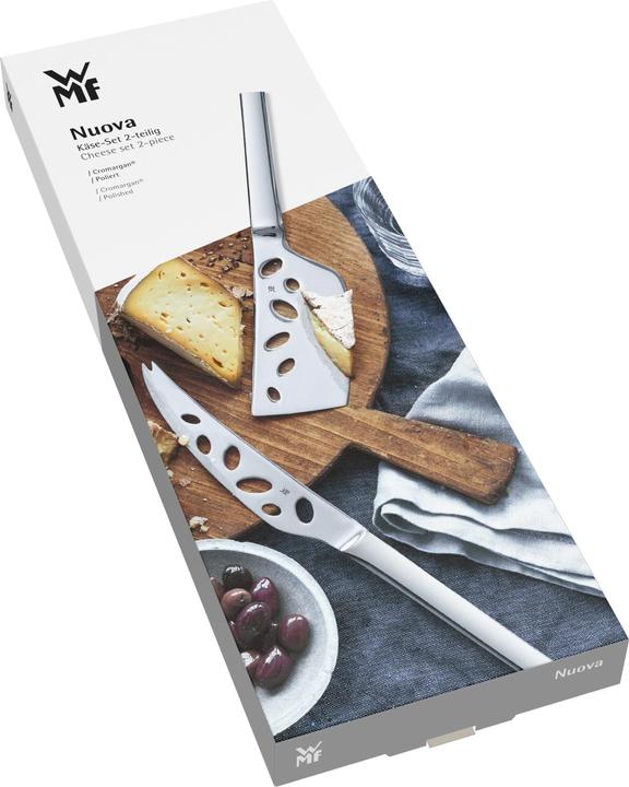 Produktbild WMF Käsebeil Käsemesser Set 2tlg Käseset Käseschneider Nuova Edelstahl poliert (27.70 cm)