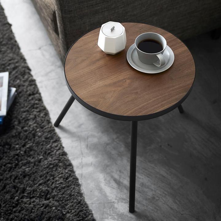Actual product image Yamazaki Round side table TOWER (6.5 x 40.5 x 52 cm)