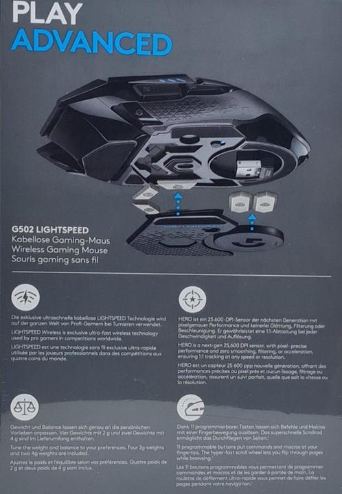 Immagine prodotto Logitech G G502 Lightspeed (Senza fili)