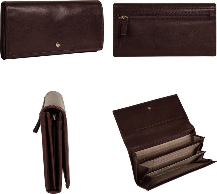 Actual product image Bugatti Neaples Geldbörse RFID Schutz Leder 19 cm