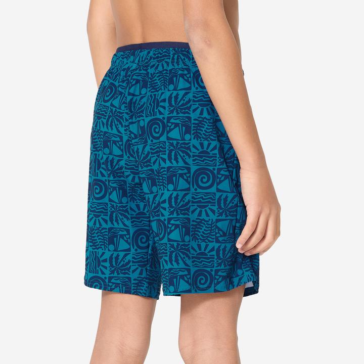 Produktbild Nabaiji Schwimmshorts Jungen lang - 100 Atao blau (140)