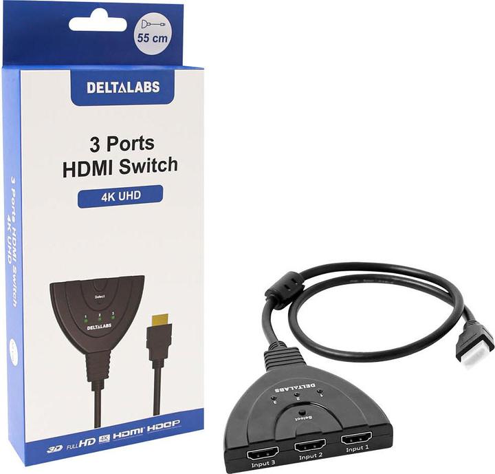 Image du produit Deltalabs Commutateur HDMI 4K UHD