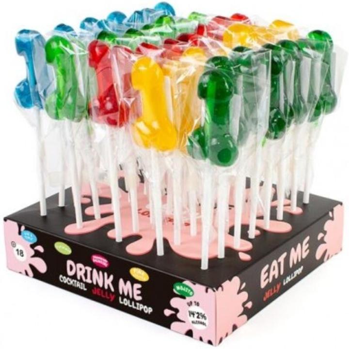 Immagine prodotto Secret play Secretplay - Assortimento Di Lecca-Lecca Al Pene Con Alcol 40 Unità (Gioco di dadi)