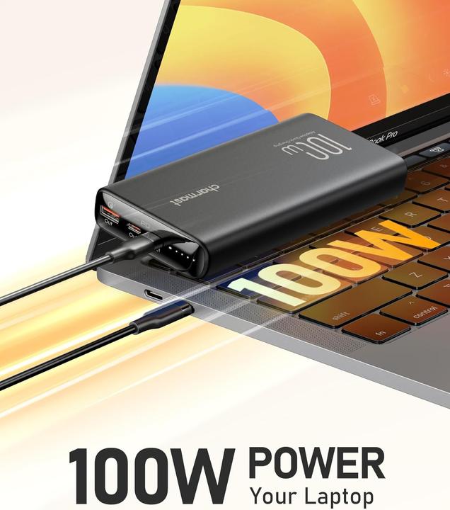 Actual product image Charmast Powerbank (20000 mAh, 100 W)