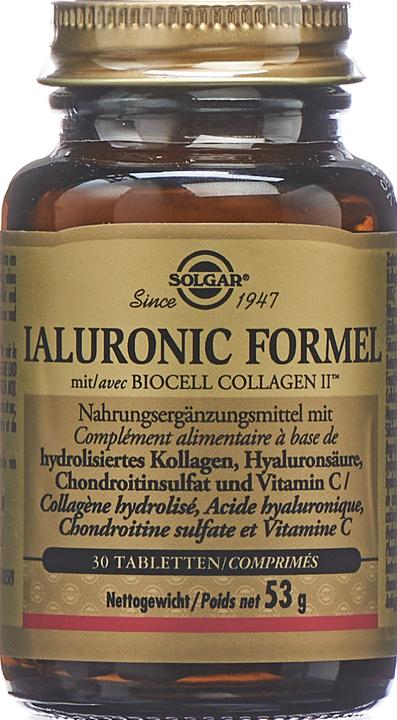 Actual product image Solgar Ialuronic Formula (New) Tabl (30 pcs., Pills, 162 g)