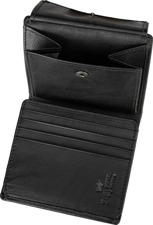 Actual product image Braun Büffel Hannes wallet RFID protection leather 9.5 cm
