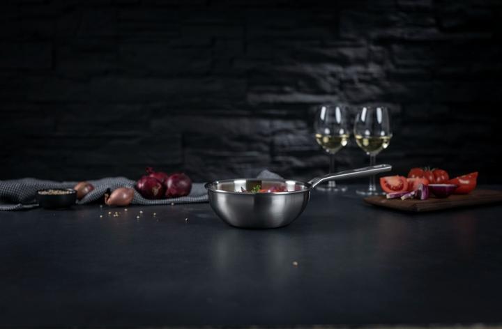 Image du produit Kuhn Rikon CULINARY FIVEPLY Sauteuse sans revêtement Ø 16 cm (16 cm, Casserole à manche, Acier inoxydable)