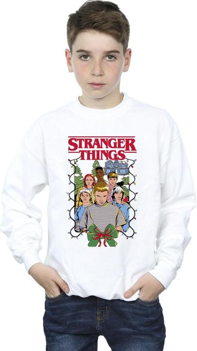 Produktbild Netflix Stranger Things Christmas Poster Sweatshirt Jungen (152, 158)