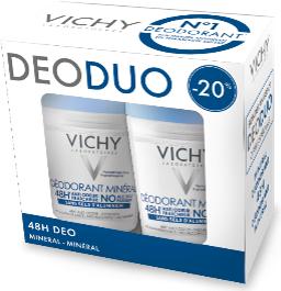 Produktbild Vichy - Deo Mineral 48h Duo Roll-on (2 x 50ml) (Roll-on, 50 ml)
