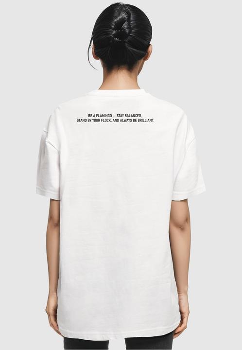 Produktbild Merchcode Ladies Flamingo Oversized Boyfriend Tee - 118467 (4XL)