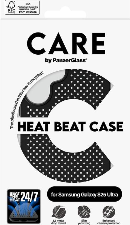 Produktbild PanzerGlass CARE by ® Feature Case Heat Beat Samsung Galaxy S 2025 Ultra, Cover, Samsung, Samsung - (Samsung Galaxy S25 Ultra)