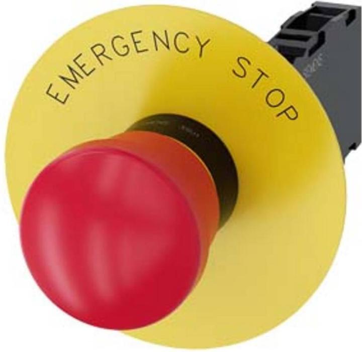 Actual product image Siemens Pushbutton 1f rt rnd Ř22mm 1S 1Ö 1W 3SU1100-1HA20-1FG0