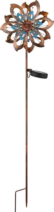Globo Solarleuchte Metall Goldfarben Patiniert, 1xled (IP44)