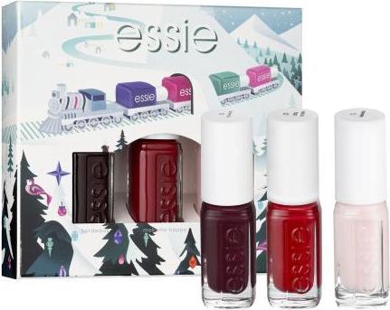 Actual product image Essie Nail Polish Christmas Mini Trio Pack (Bordeaux, Colour paint)