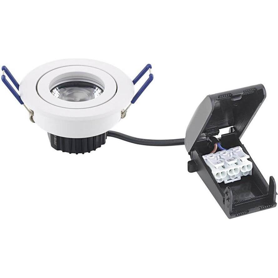 Sigor, Applique + Plafoniera, 5W Argent downlight 340lm 2800-2000K 36° modulo LED dimmerabile bianco (340 lm)